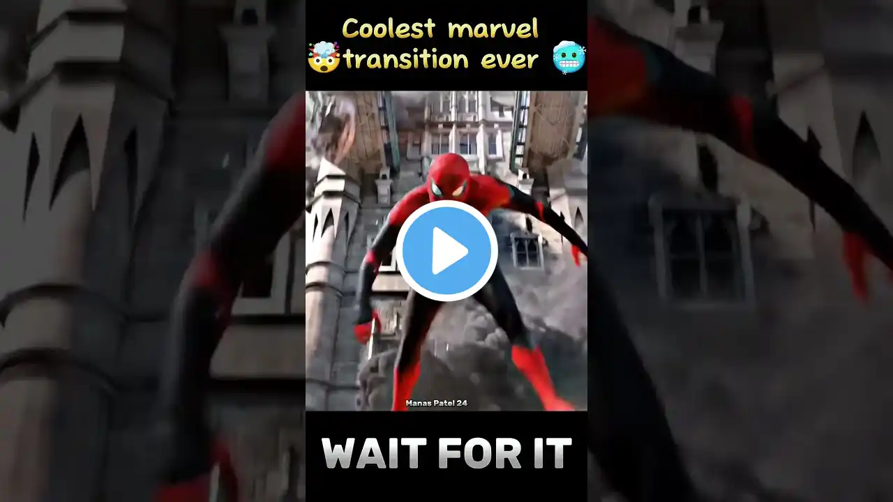 Coolest marvel🤯 transition ever 🥶Wait for it #shorts #marvel #transition #marveledits #manaspatel24