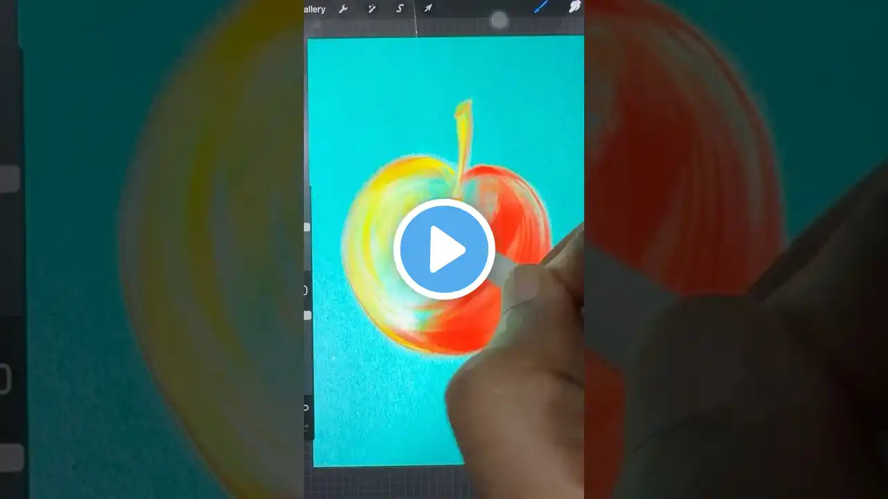 Apple 🍎 drawing ✍️ on iPad #shortsfeed #art #shortsvideo #drawing #shortsviral #shorts #apple