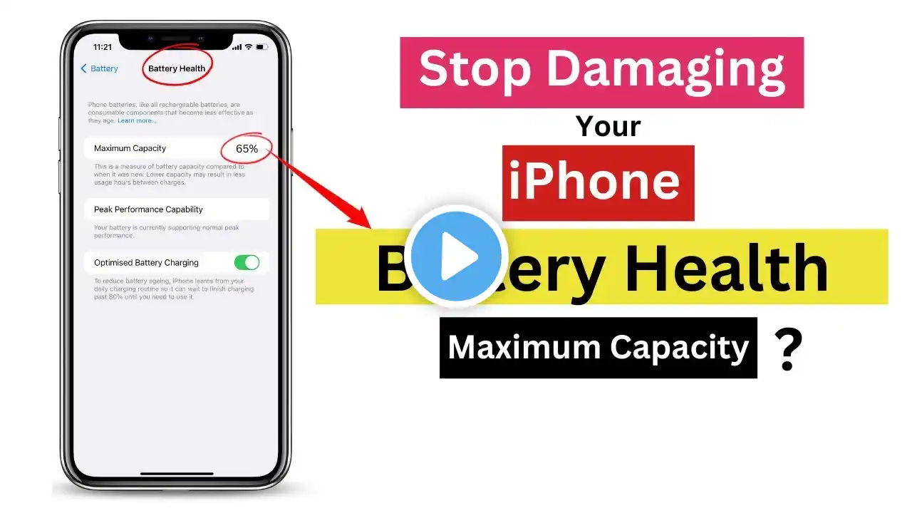 Stop damaging your iPhone battery health.