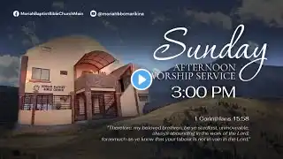 Sunday Afternoon Worship Service | November 17, 2024