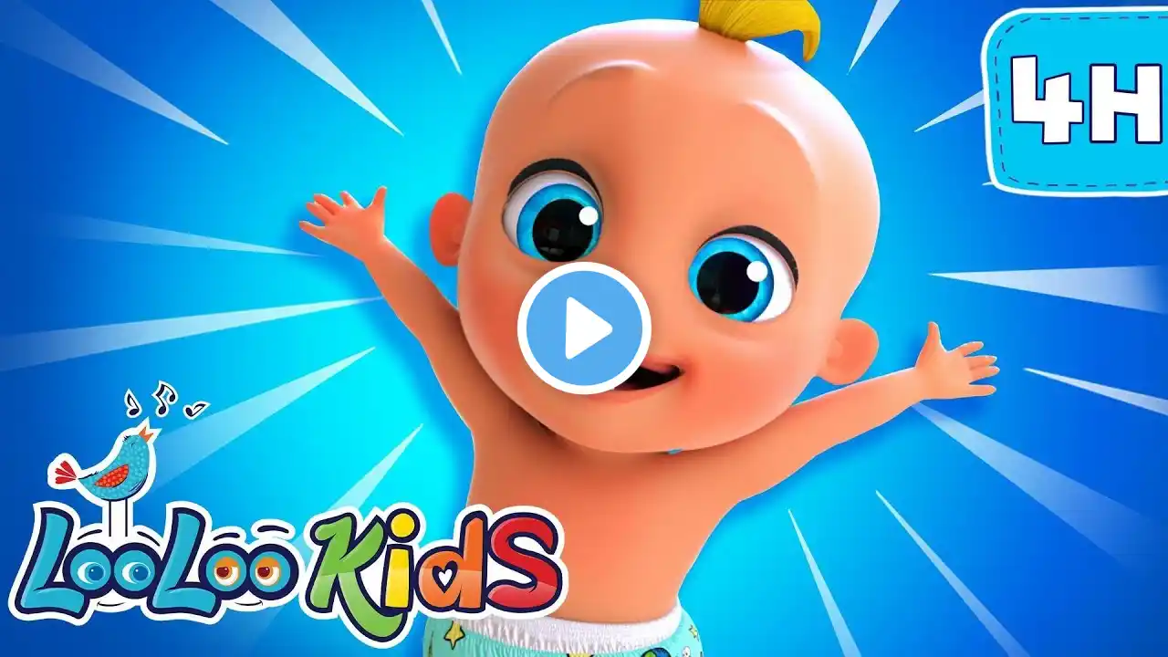 🐻 Non-Stop LooLoo Kids Songs – 4H 4K TV Melodies Marathon!