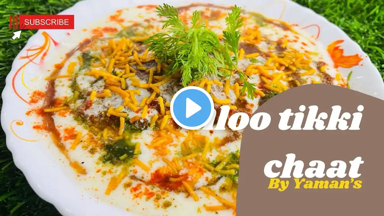 Street-Style Aloo Tikki Chaat | Crispy, Spicy & Irresistible|Yaman’s Kitchen