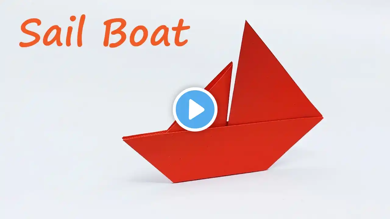 How to Make a Origami Sail Boat - Paper Sail Boat Tutorial