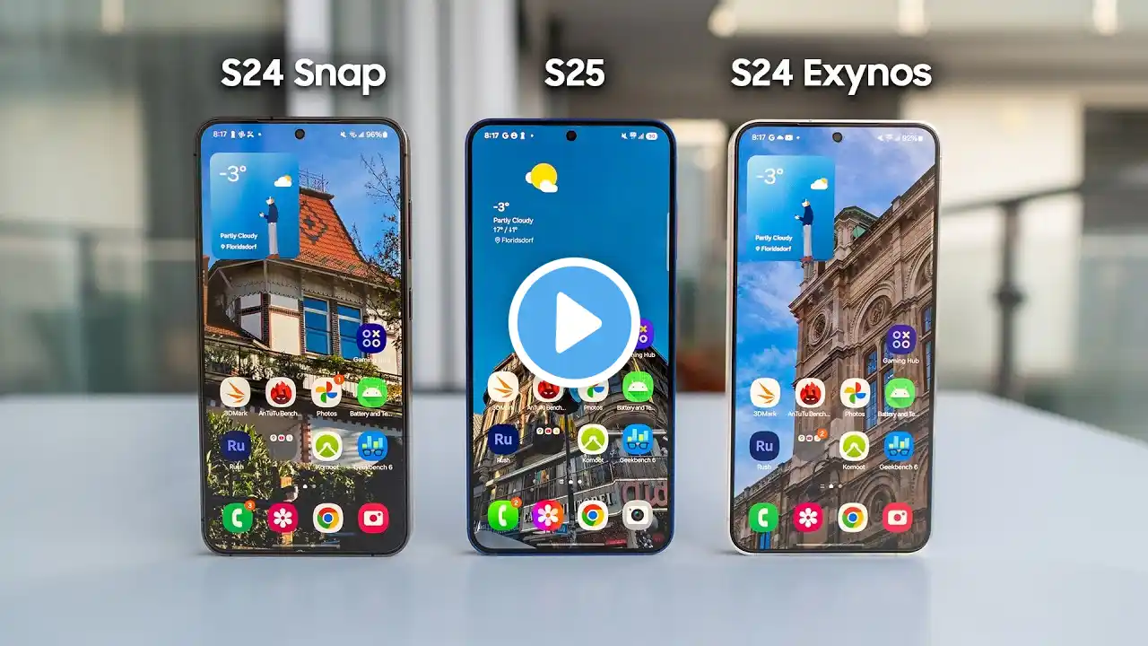 Galaxy S25 vs. S24 Exynos vs. Snapdragon Battery and Camera Test!