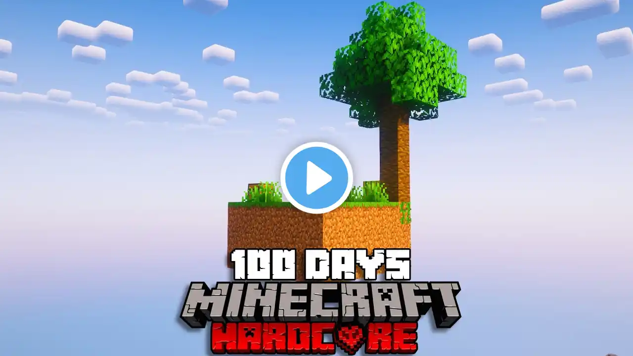 100 Days of Skyblock Infinite in Minecraft Hardcore