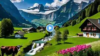 World-famous destinations | Most beautiful and famous villages | 4K Relaxing Walking Tour