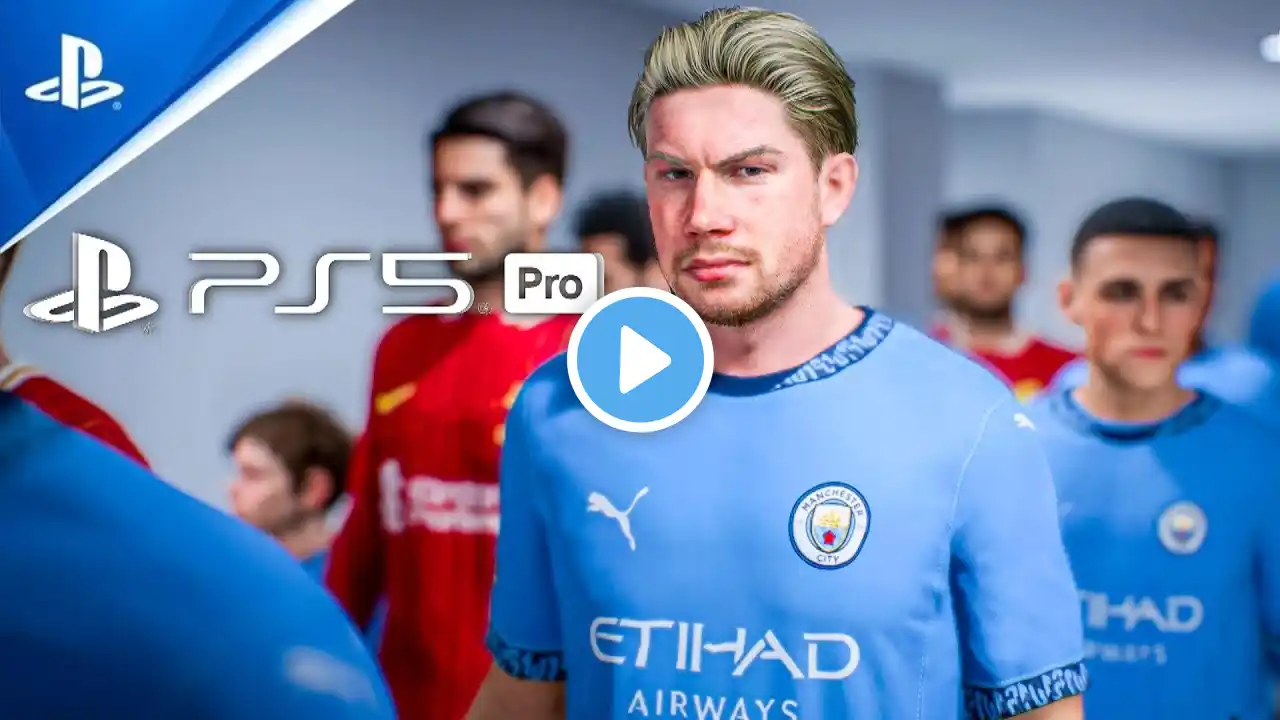 FC 25 - Liverpool vs Manchester City | PS5 PRO Gameplay [4K HDR]