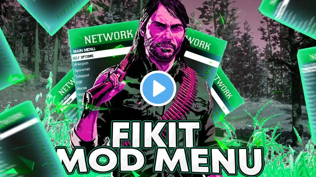 **Awesome** Red Dead Online - Fikit Mod Menu | Best Mod For RDR2 | Many Functions | Free Download