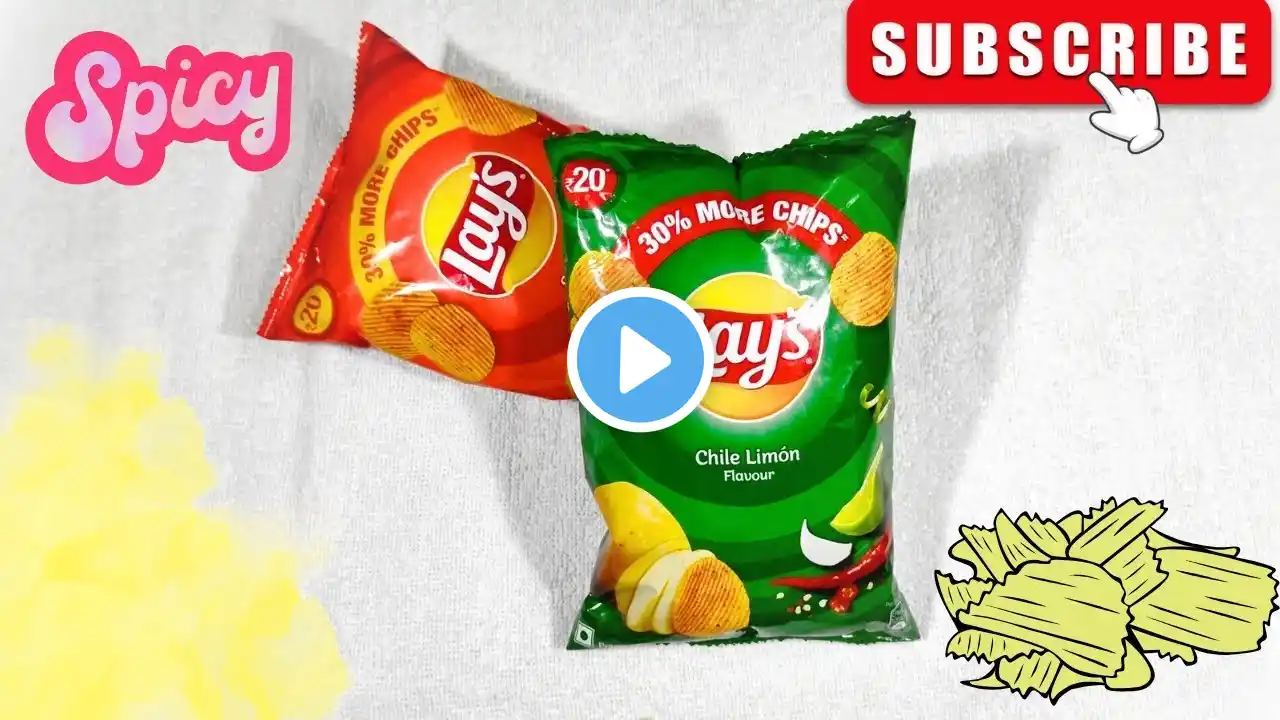 Lots Of Lays Unwrapping ASMR Video || Two Flavor Of Lays Unwrapping JSR TV