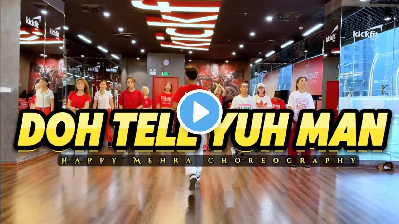 Doh Tell Yuh Man By Hitz ( Soca ) Zumba Fitness | Happy Mehra Choreography