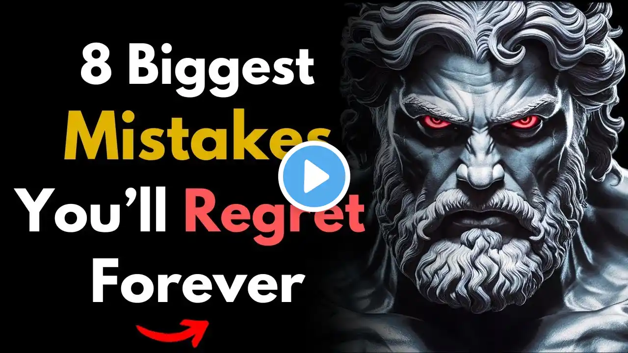 The 8 BIGGEST MISTAKES People Make That They REGRET Forever | Stoic Philosophy