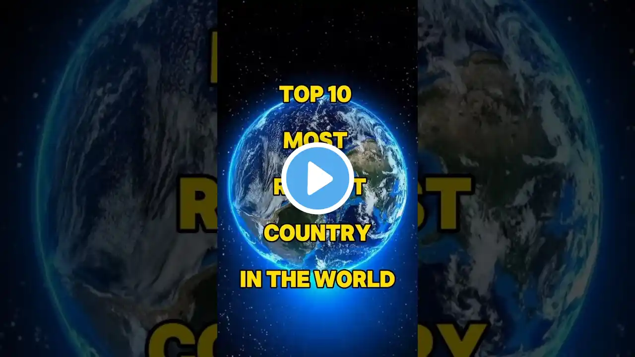 😱🤯top 10 most richest country in the world #top10 #shortsfeed