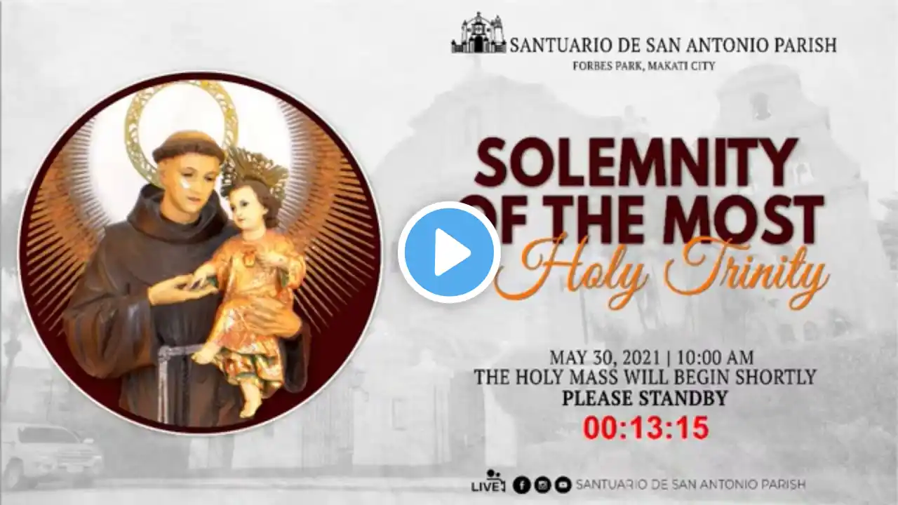 Live || Sunday , May 30, 2021 10:00 am Celebration of the Holy Mass.