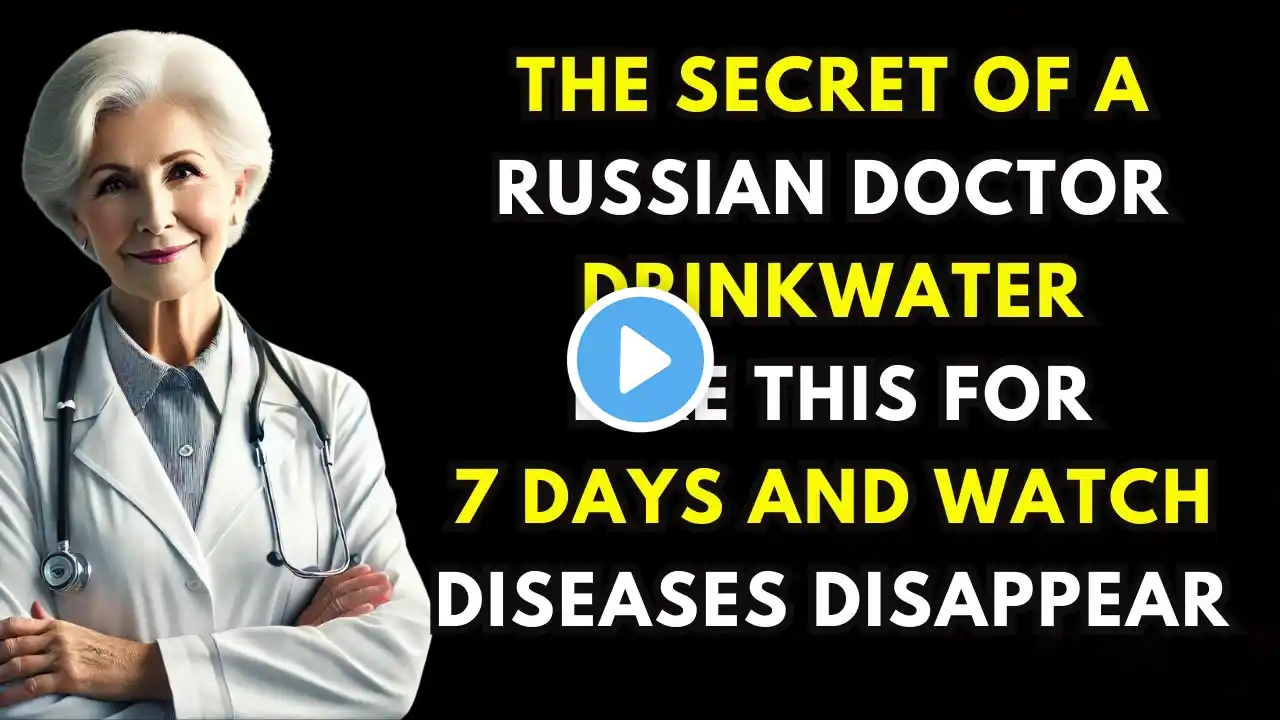 99% Make This Mistake When Drinking Water!  How to Improve Your Health in 7 Days