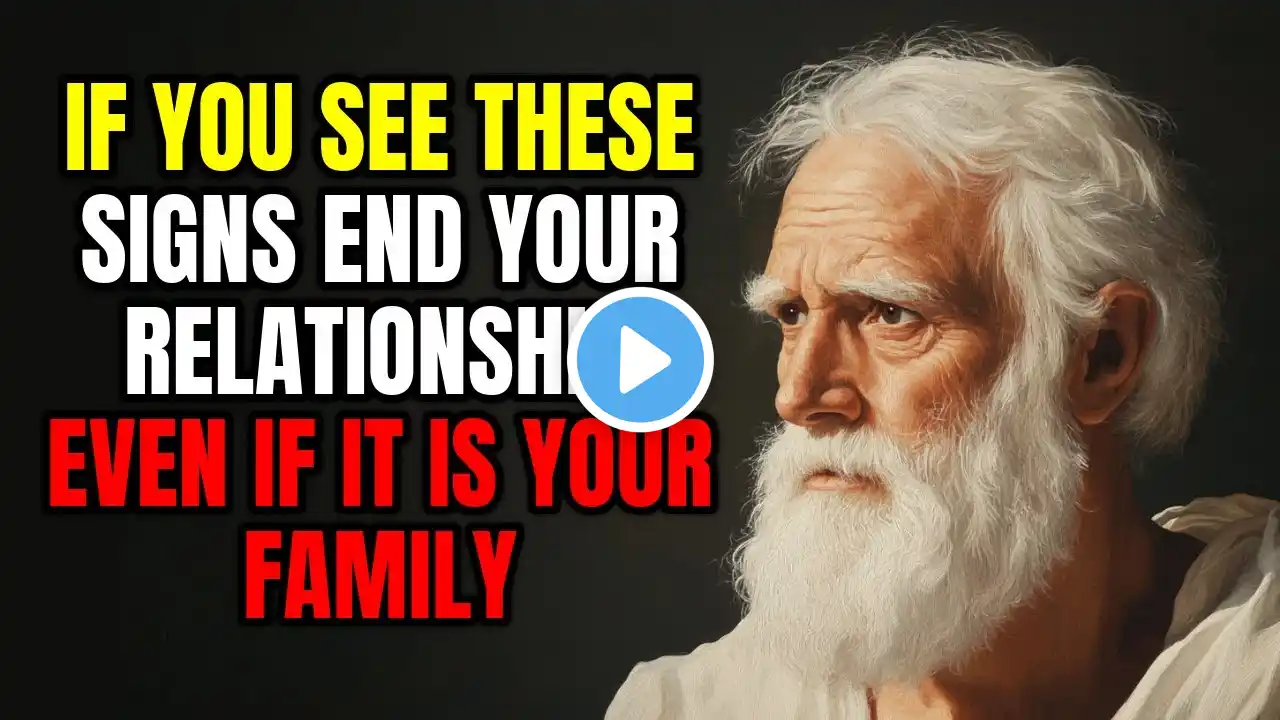 5 Signs You Should Cut Ties, Even with Family or Friends – WATCH THIS! 🚨💔 | STOIC PHILOSOPHY