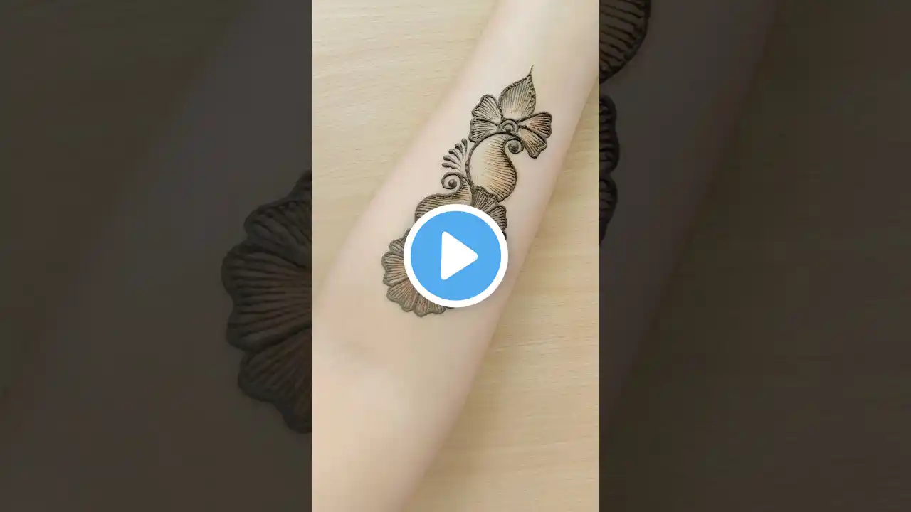 simple shaded mehandi design #mehndi #henna #mehandidesigns #letestmehndi