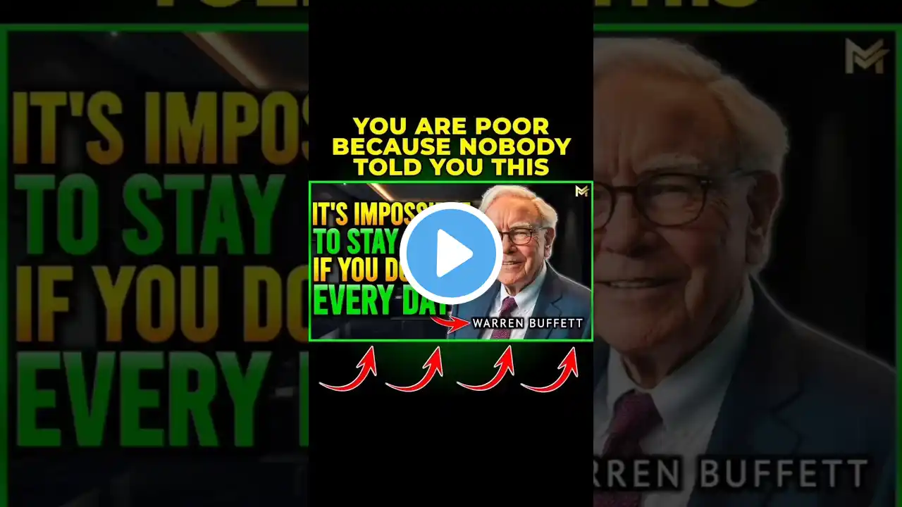 You Are POOR Because You Don't Know This #warrenbuffett #personalfinance