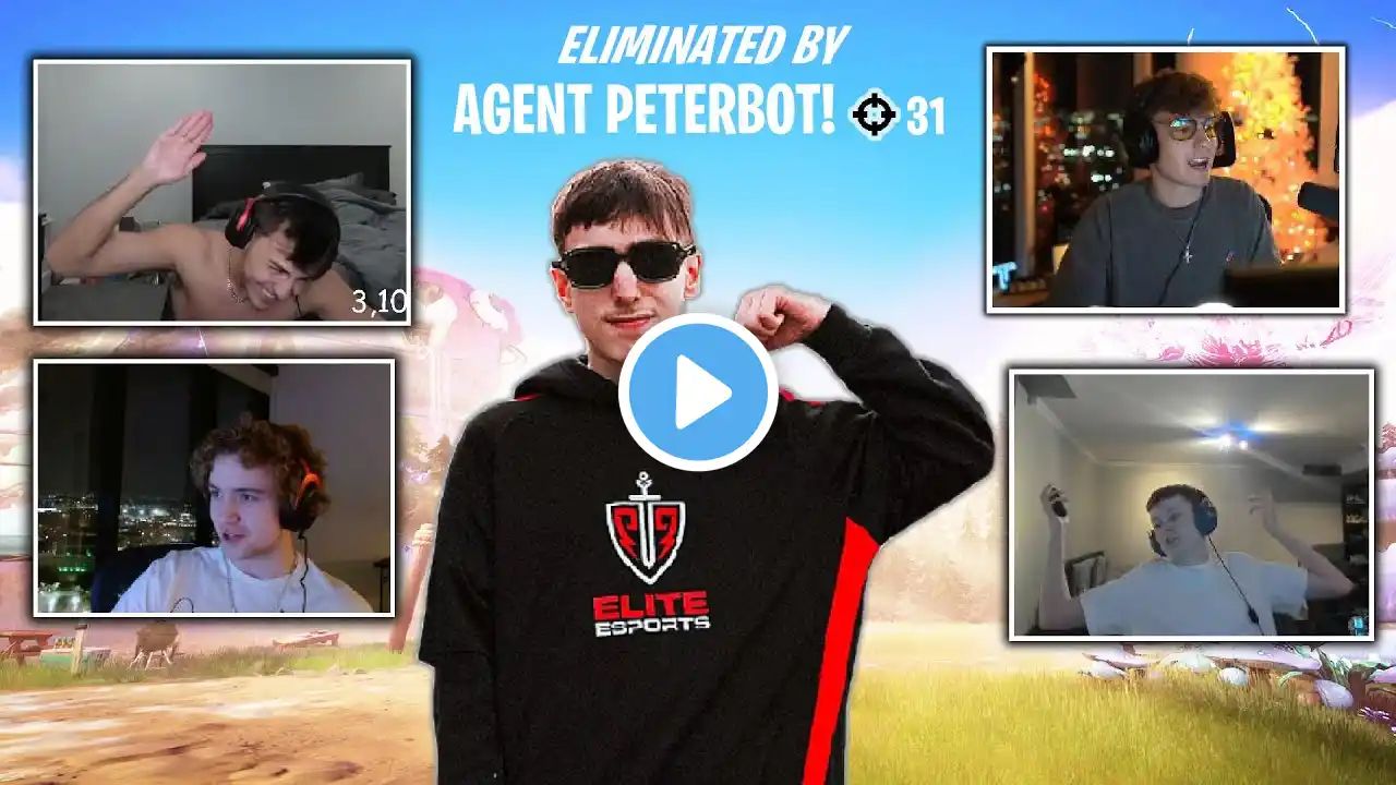 Peterbot *KILLING* Streamers with Reaction Compilation!