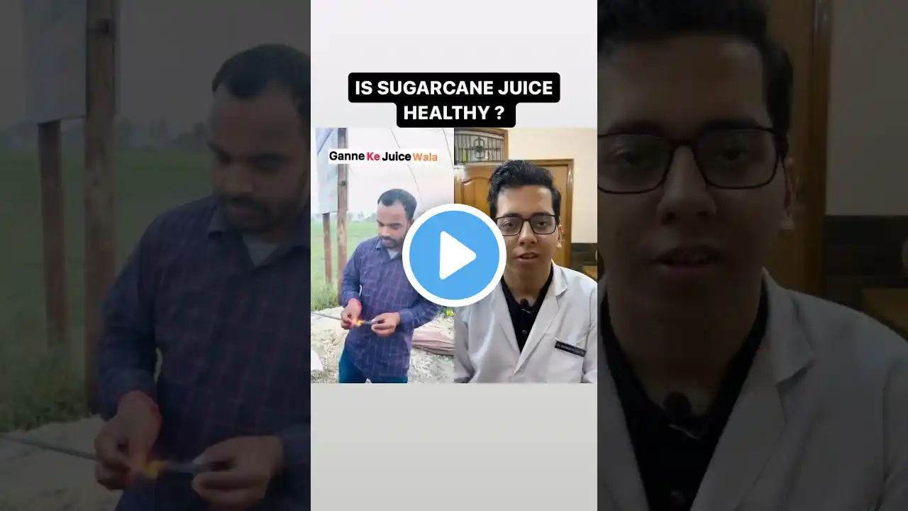 Is Sugarcane Juice Healthy ? | Dt.Bhawesh | #diettubeindia #dietitian #diabetes #shorts