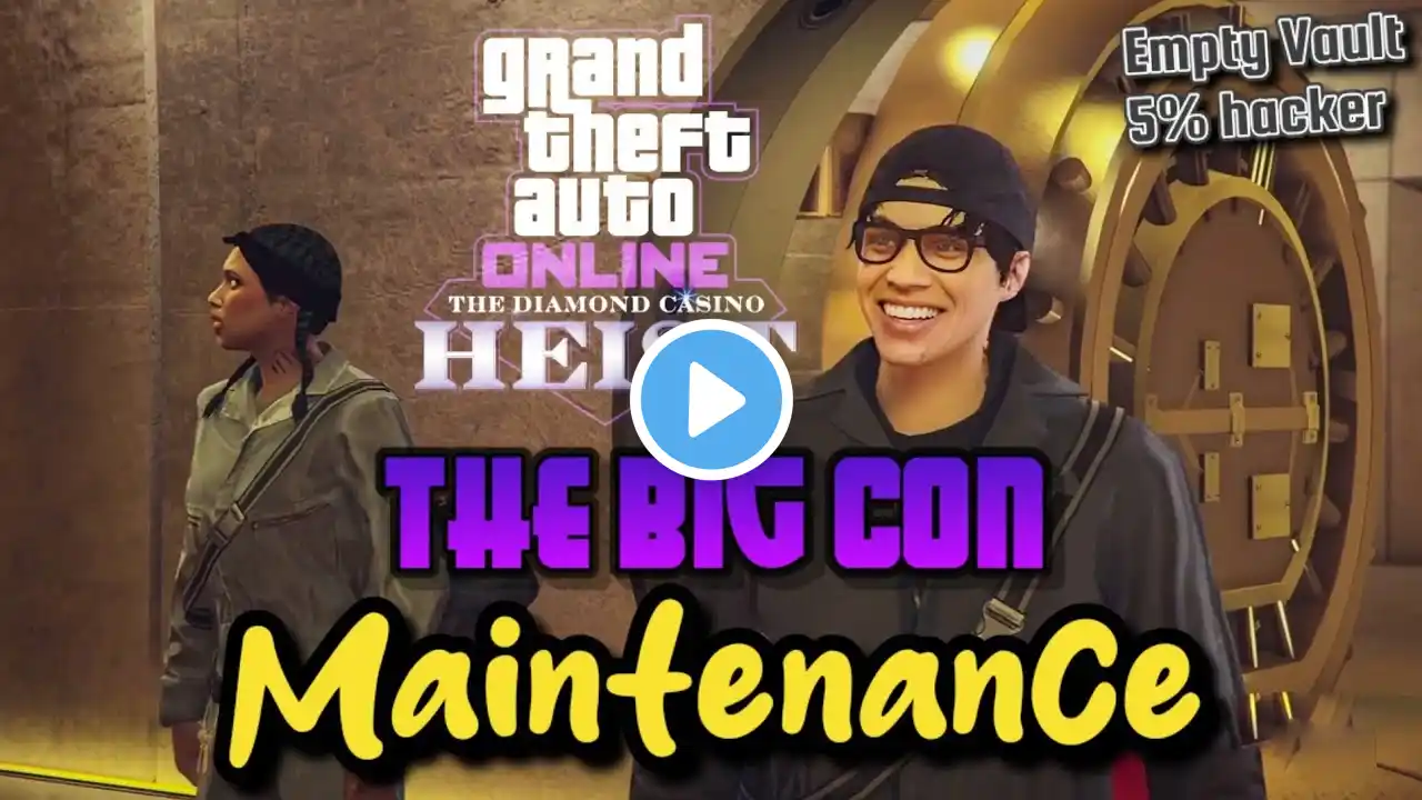 Diamond Casino Heist Elite Maintenance Approach on Hard Mode with cheap hacker (GTA Online PS5)