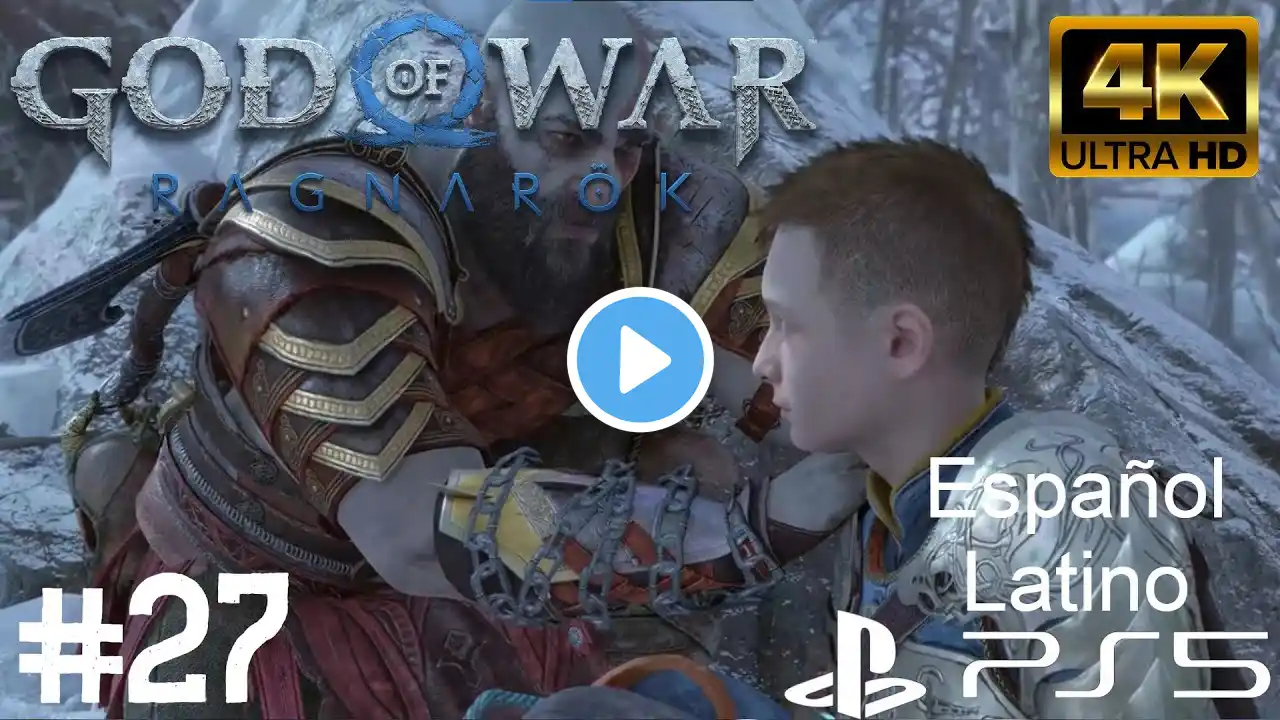 God of War Ragnarök (PS5) PARTE 27 GAMEPLAY EN ESPAÑOL LATINO 4K 60fps (Sin Comentarios)