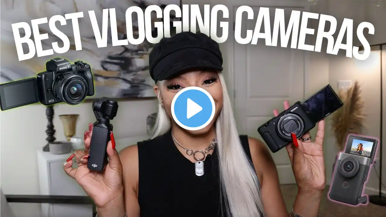 Best Vlogging Camera For Beginners in 2024 | DJI Pocket 3 vs Sony ZV-1 ii vs Canon Powershot v10