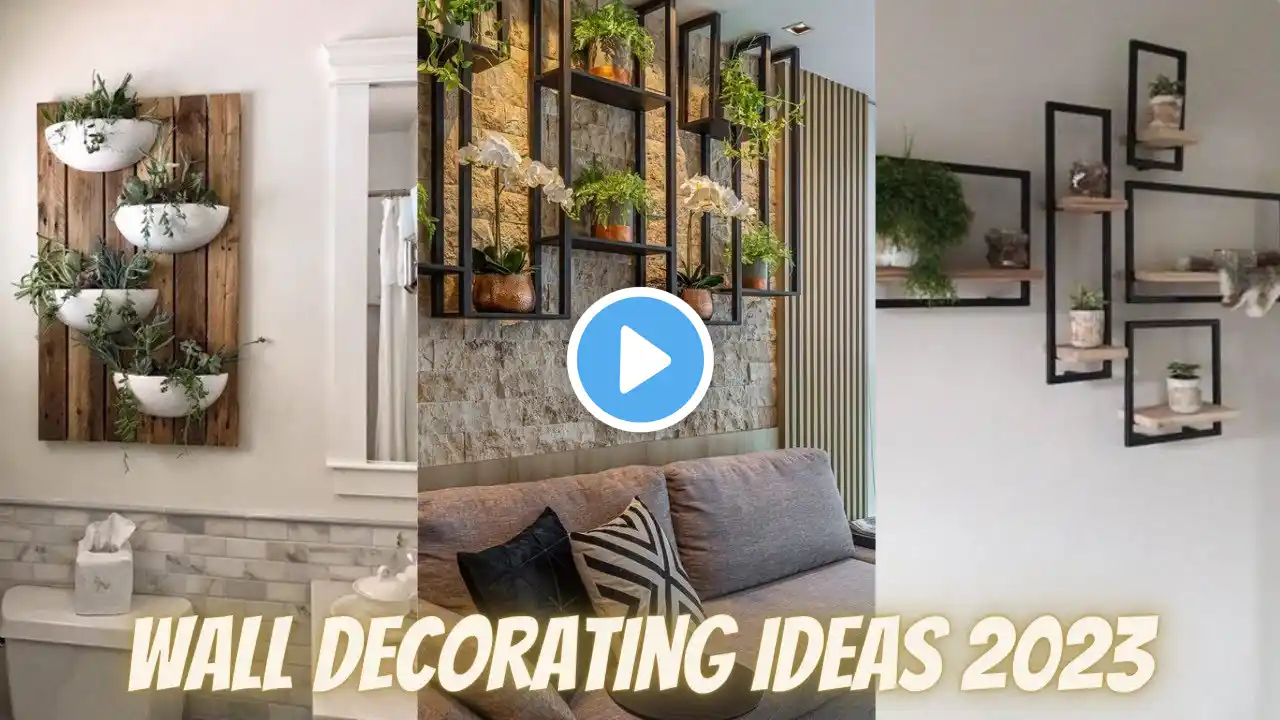 Modern Living Room Wall Decorating Ideas 2023 Home Interior Wall Design Wall decor ideas.