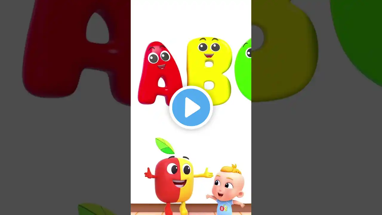 Apples and Bananas Learn Story, Kids Cartoon App, Educational Fun Videos #shorts #trending #viral