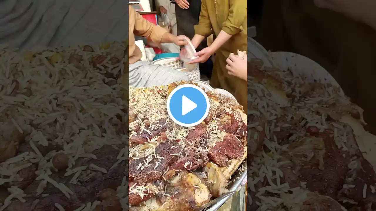 Peshawar Famous Zaiqa Chawal | Beef Pulao #zaiqachawal #beefpulao #youtubeshorts