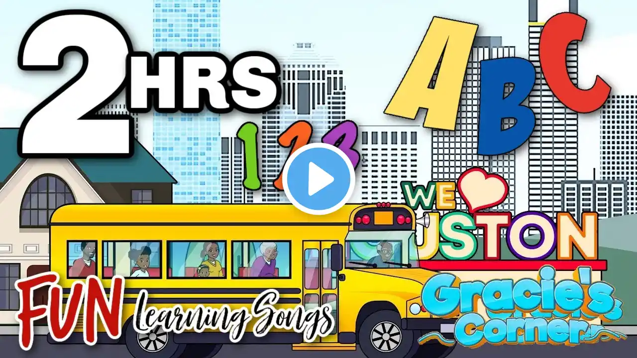 Wheels on the Bus + More Fun Songs | Gracieโs Corner Compilation | Nursery Rhymes + Kids Songs