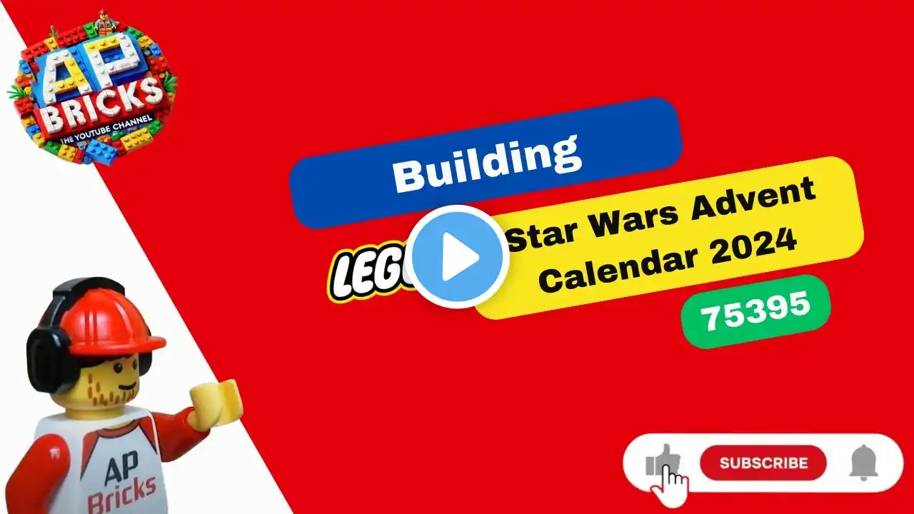 Building Lego Star Wars Advent Calendar 2024 75395