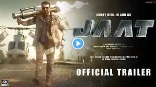 JAAT : (Official Trailer) | Sunny Deol | Randeep Hooda || Gopichandh Malineni | Jaat Trailer