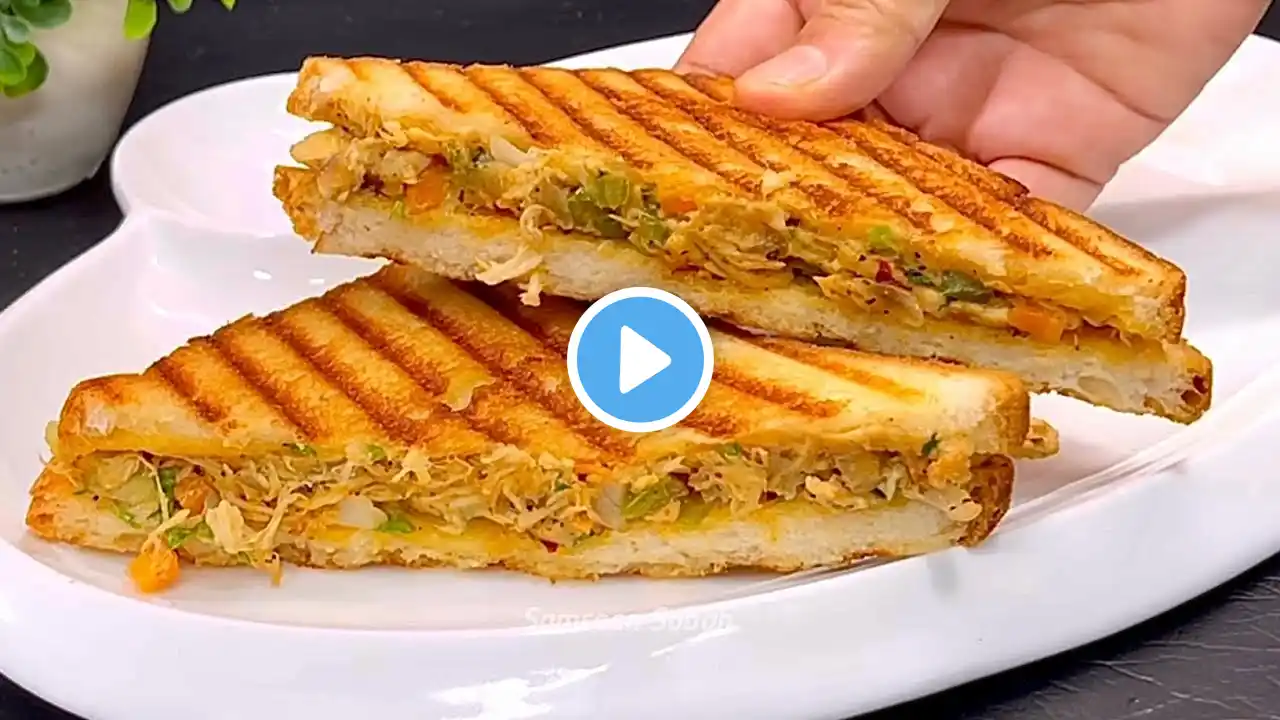 Chicken Sandwich Recipe | Chicken Cheese Sandwich Recipe | Chicken Recipe