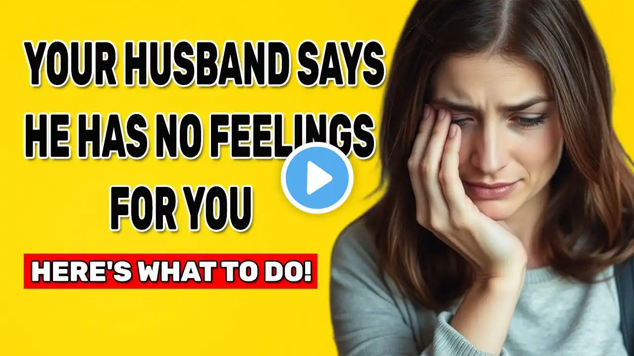 My Husband Says He Has No Feelings For Me (What To Do When Your Husband Says No Feelings For You?)