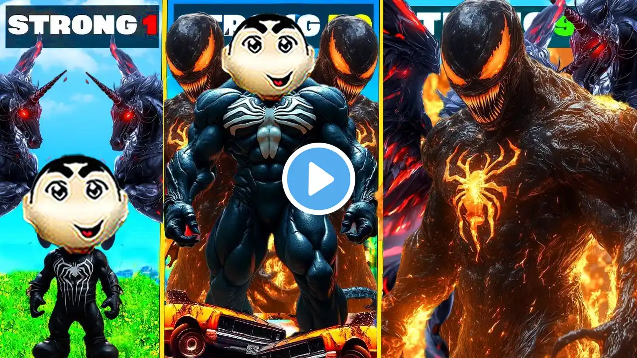 Franklin& ShinChan⚡Controlling Lava Venom Suit Upgrade 🔥😱In GTA 5 Telugu