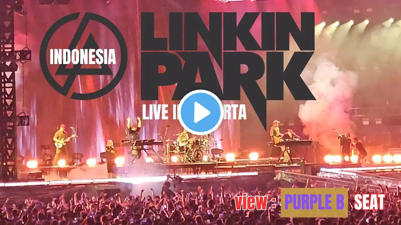 LINKIN PARK - live At FROM ZERO WORLD TOUR 2025 Jakarta INDONESIA | Category PURPLE B Seat