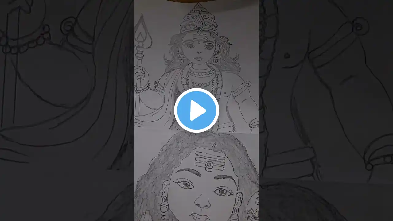 God Muruga drawing easy l drawing l karthikeya drawing l easydrawing #art #viral #shorts