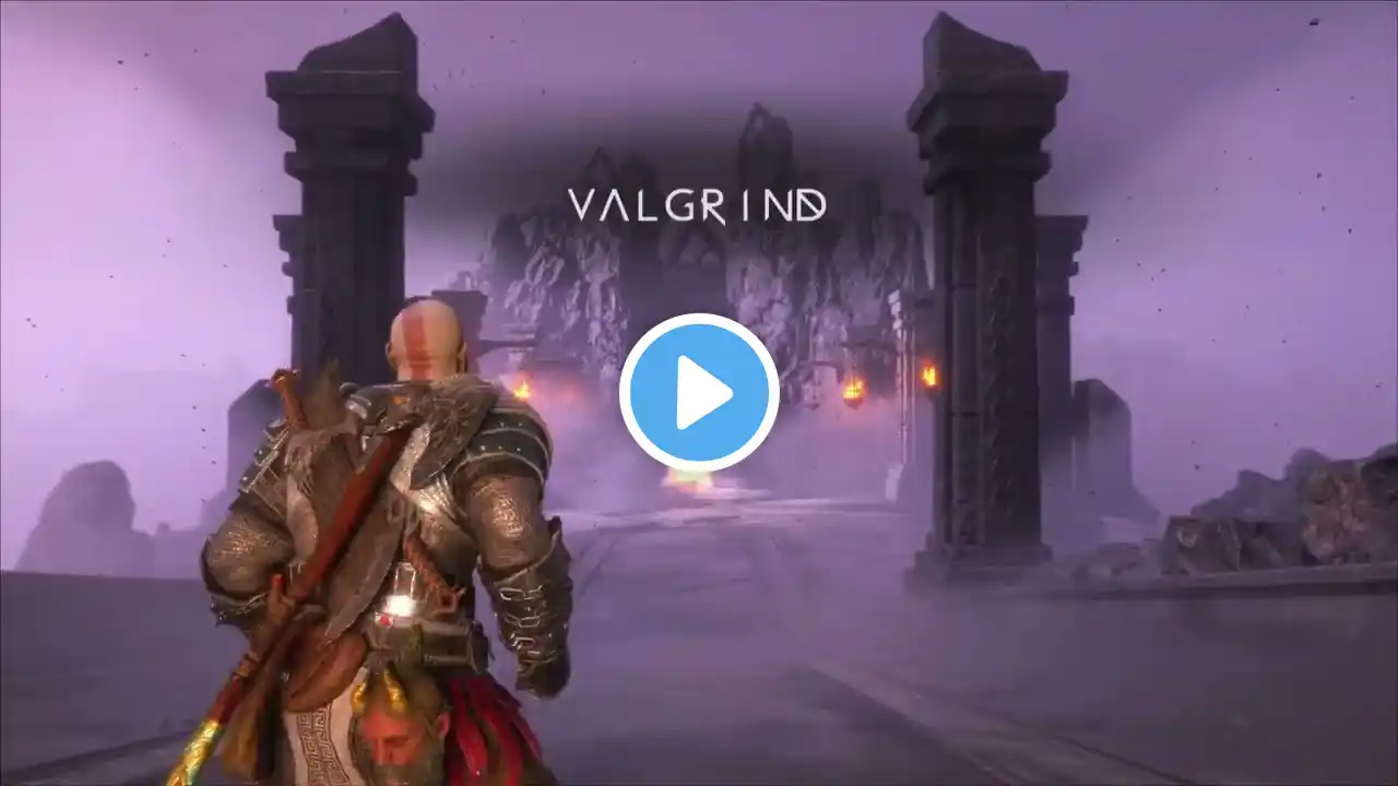 God of War 2 Ragnarok Valhalla walkthrough / playthrough no commentary part 7 PS5 HDR