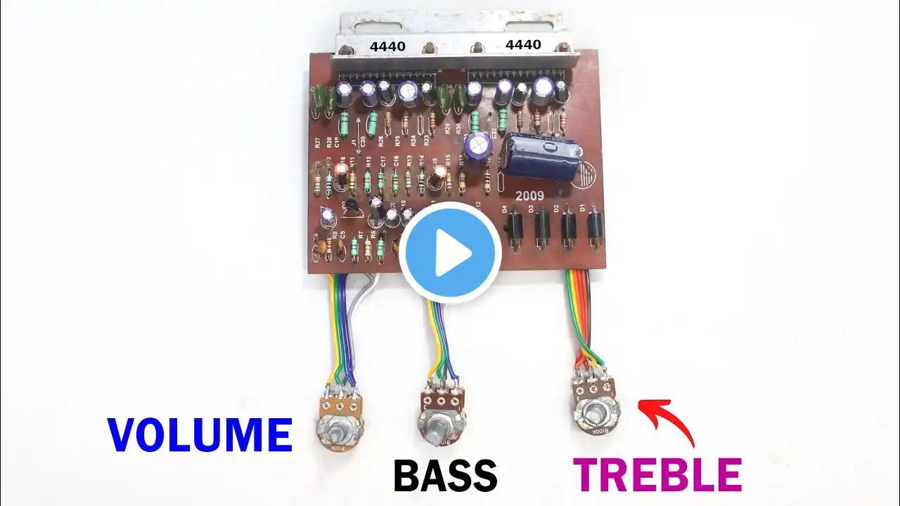 LA4440 Amplifier Board Complete Wiring करना सीखें।