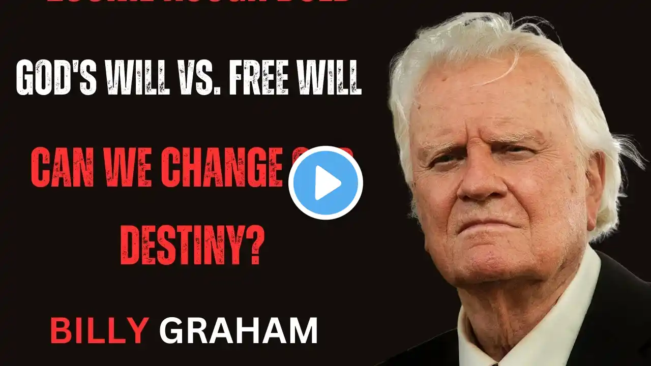 GOD'S WILL VS FREE WILL - CAN WE CHANGE OUR DESTIINY ? ! ( BEST SPEECH MOTIVATIONAL | BILLY GRAHAM |