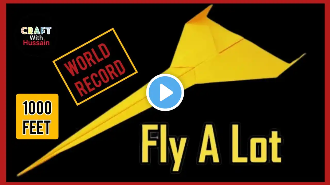 How To Make EASY Paper Airplanes that FLY FAR | Galaxy Fighter#viral #trending #top