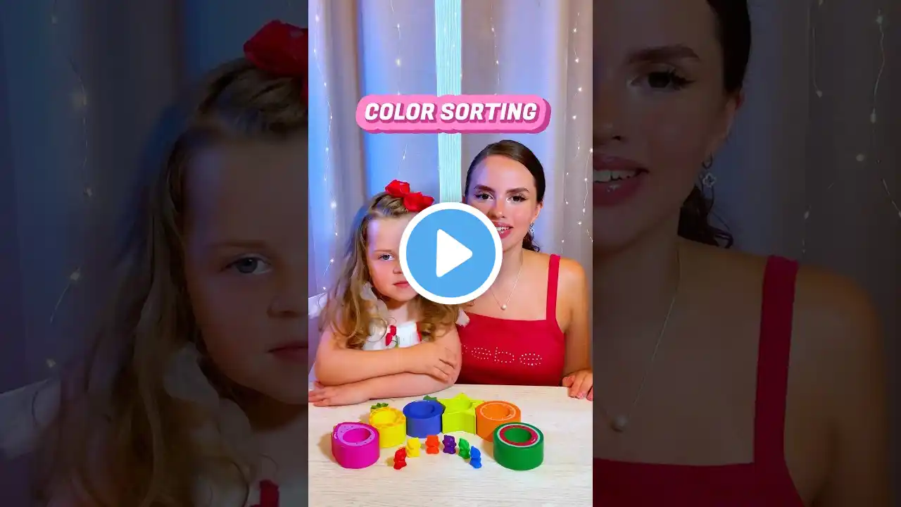 Color Sorting Game for Toddlers | Preschool Colors Learning Videos #shorts