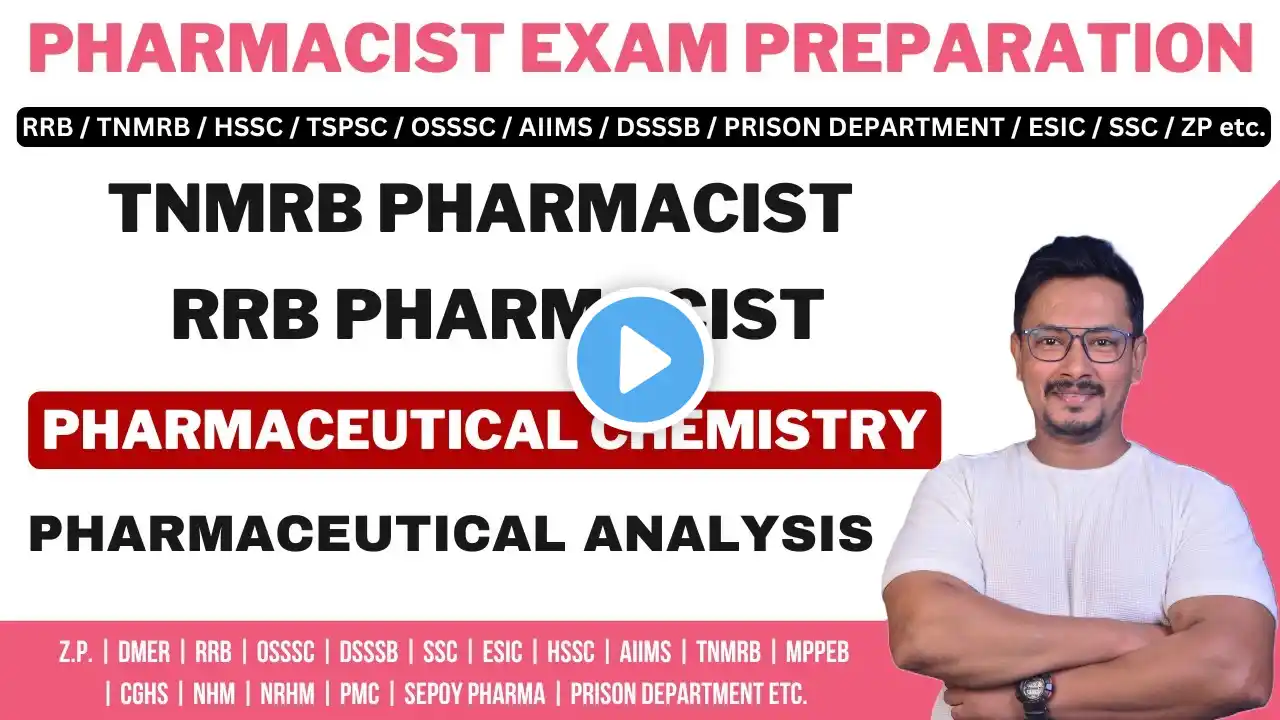 PHARMACIST EXAM PREPARATION / TNMRB PHARMACIST EXAM PREPARATION / RRB PHARMACIST EXAM QUESTIONS