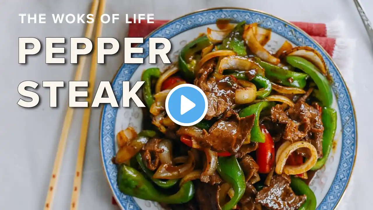 Pepper Steak - Chinese American home cooked recipe