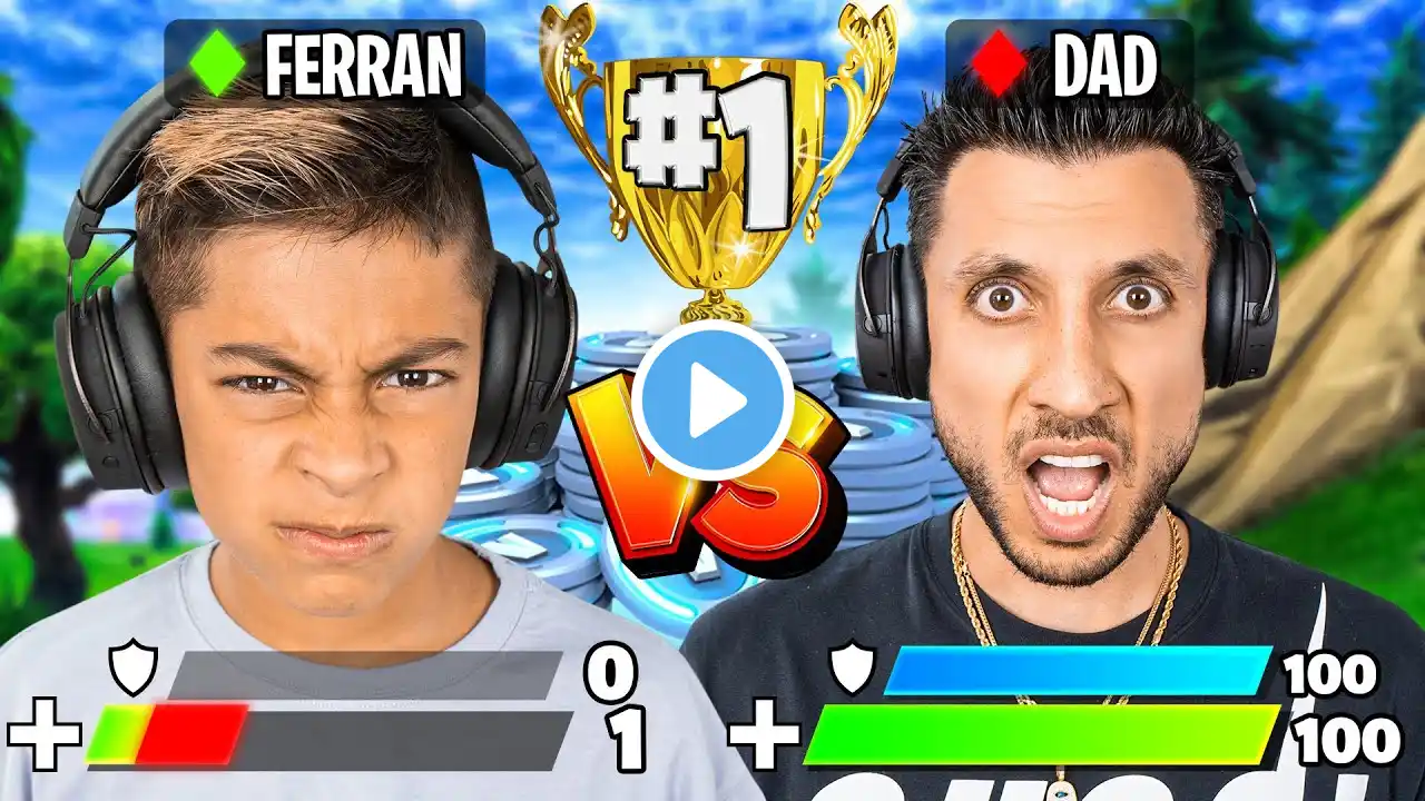 1v1 Vs My Dad For 100,000 V-Bucks! ๐ฑ| Royalty Gaming