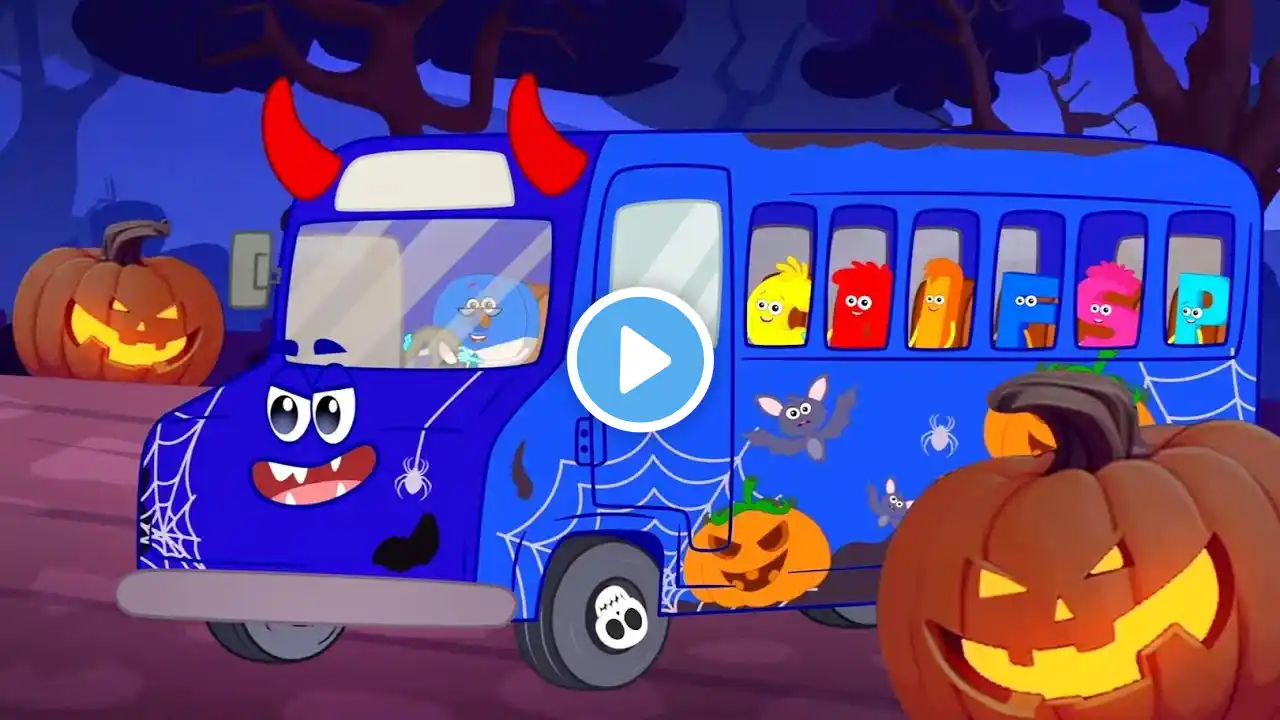 Halloween Wheels On The Bus & More Spooky Nursery Rhyme for Kids