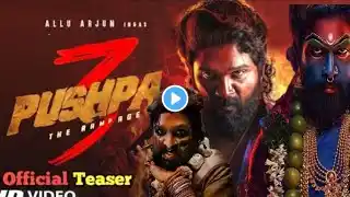 Pushpa 3: The Rampage -Hindi Trailer| Allu Arjun |Vijay D | Rashmika Mandana | Jagapathi B |Sukumar