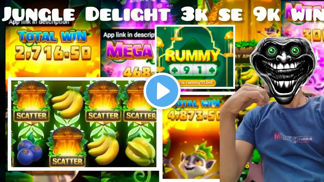 Yono game play ! Jungle Delight 20K SE 😱 35K winning unlimited  win 🥳 !! Jungle Delight kaise khale