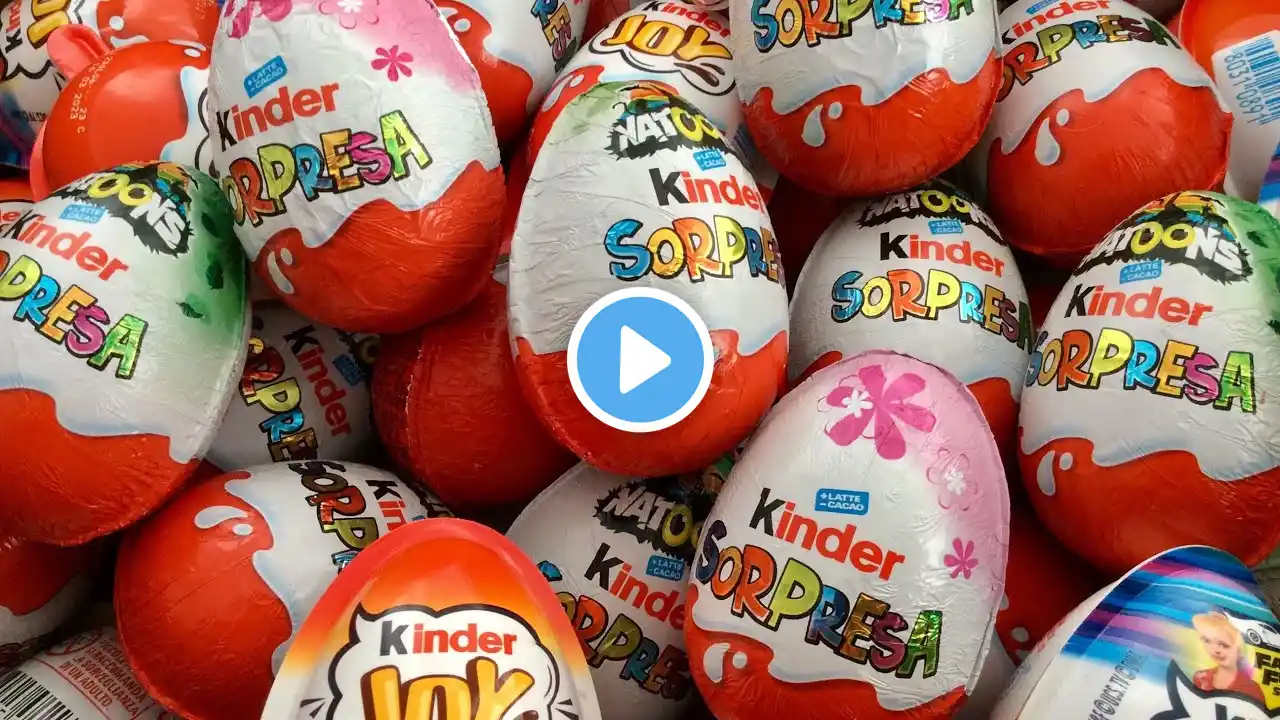 MY FATHER’S FAVORITE COMPILATION KINDER SURPRISE MAXI ASMR INBOXING