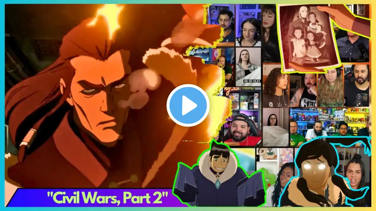 "Civil War!!" | The Legend of Korra Book 2 Episode 04 REACTION MASHUP